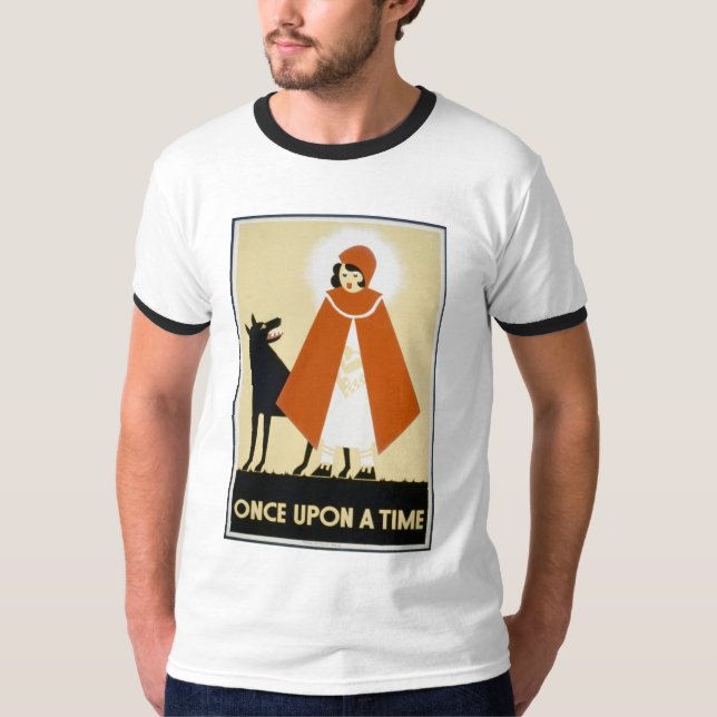 Geschichtenerzählen - Rotkäppchen T-Shirt (Vorderseite)
