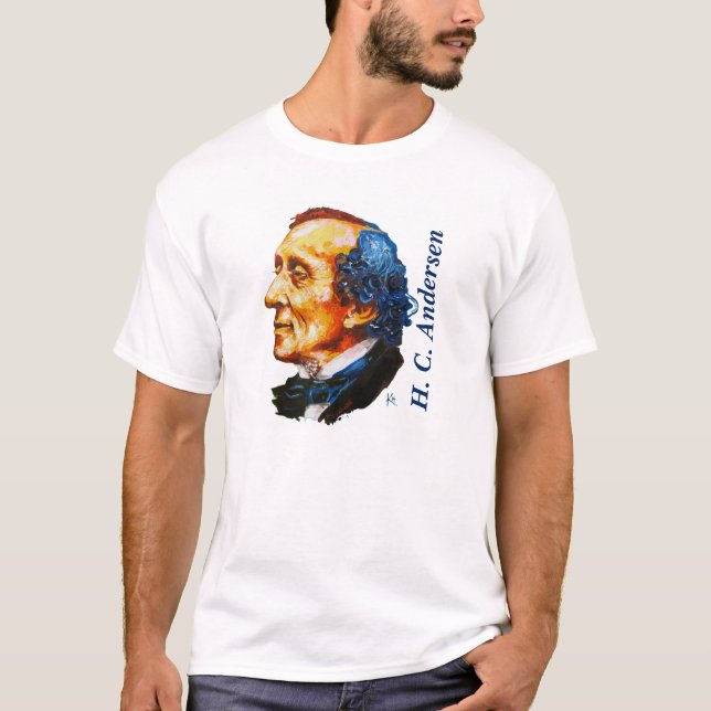 Geschichtenerzähler - H.C. Andersen T-Shirt (Vorderseite)