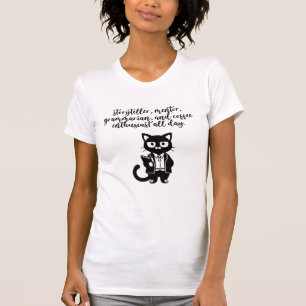 Geschichtenerzähler Mentor Grammatiker Kaffee-Enth T-Shirt