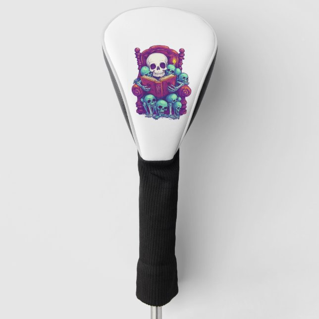 Geschichtenstunde mit Bones � Lustiger Schlafensze Golf Headcover (Vorderseite)