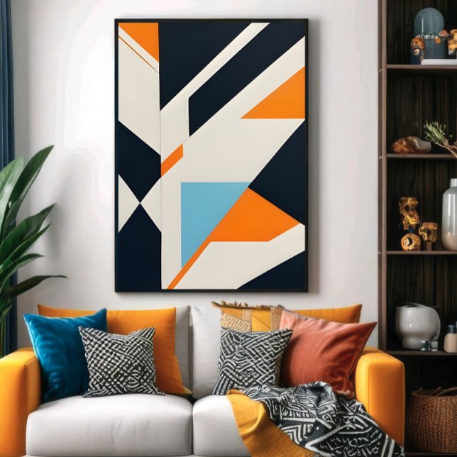 Geschichtete abstrakte Geometrie Poster (Von Creator hochgeladen)