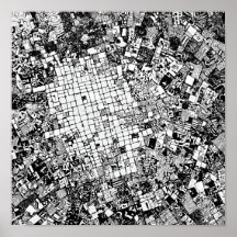 Geschichtete urbane Textur: Street-Art-Mosaik