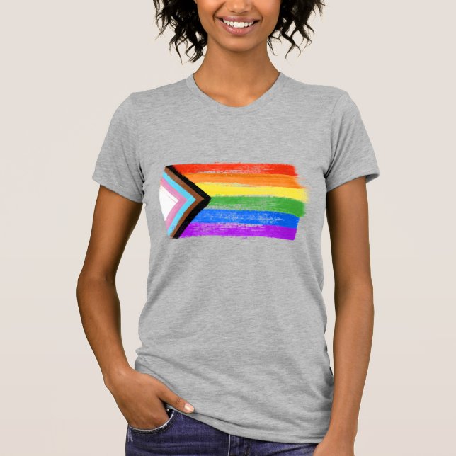 GESCHICHTETER FORTSCHRITT T-Shirt (Vorderseite)