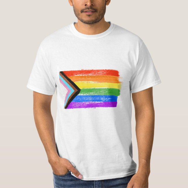 GESCHICHTETER FORTSCHRITT T-Shirt (Vorderseite)