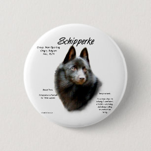Geschichtsdesign von Schipperke Button