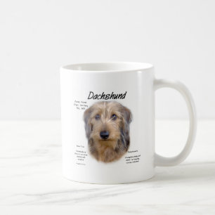 Geschichtsentwurf der Dackel-(Drahthaarterrier) Tasse