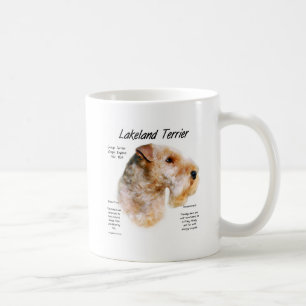 Geschichtsentwurf Lakelands Terrier Tasse