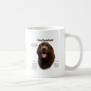 Geschichtsentwurf Neufundlands (Brown) Tasse