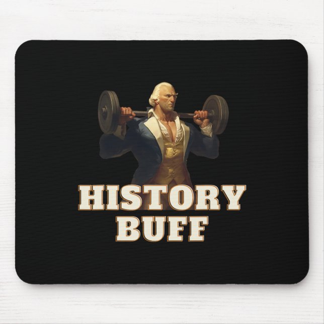 Geschichtsinteressierter George Washington 4. Juli Mousepad (Vorne)