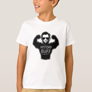 Geschichtslederfarbenes lustiges Jungen-Shirt T-Shirt