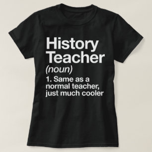 Geschichtslehrer definiert den ersten Schultag zur T-Shirt
