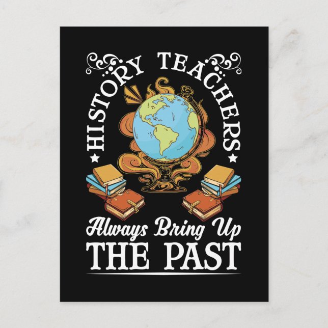 Geschichtslehrer Funny Historiker Postkarte (Vorderseite)