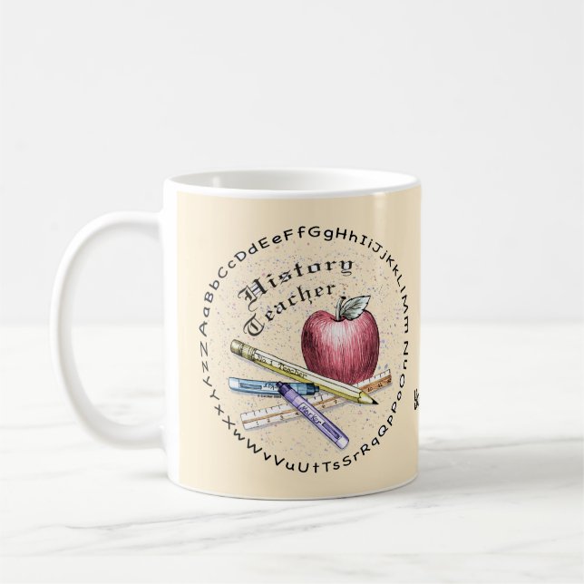 Geschichtslehrer Kaffeetasse (Links)