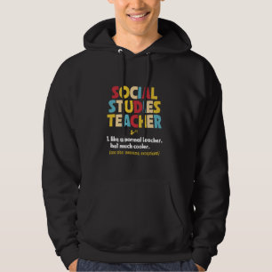 Geschichtslehrer Sozialkunde Professor Dozent Hoodie