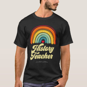 Geschichtslehrer Vintag Retro Funny Title Geburtst T-Shirt