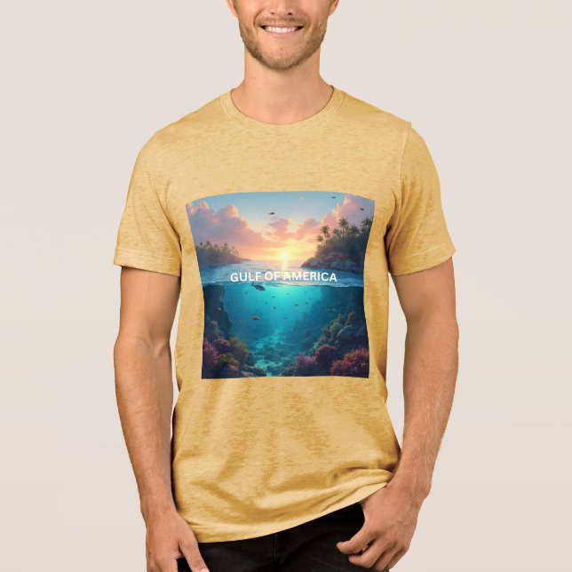 Geschichtsstürme in Amerika Tri-Blend Shirt (Vorderseite)