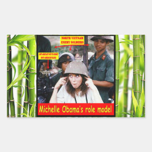 GESCHICHTSUNTERRICHT FÜR JUNGE AMERIKANER RECHTECKIGER AUFKLEBER