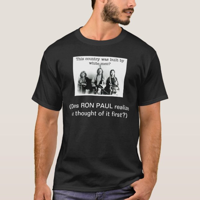 Geschichtsunterricht für Ron Paul T-Shirt (Vorderseite)