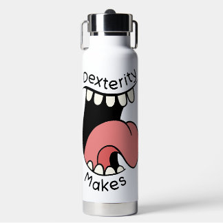 Geschicklichkeit macht Wasser Flasche