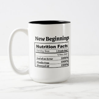 Geschieden AF-Geschenk endlich frei Lustiger Party Zweifarbige Tasse