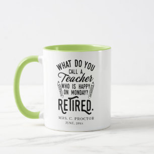 Geschiedene Lehrer-Ruhestands-Gag-Geschenke indivi Tasse