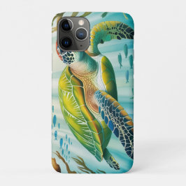 Geschilderte Schildkröte Case-Mate iPhone Hülle