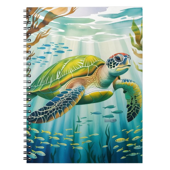 Geschilderte Schildkröte Notizblock (Vorderseite)