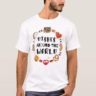 Geschirr auf der ganzen Welt T-Shirt