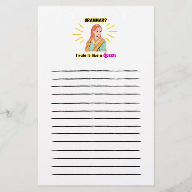 Geschirr Briefpapier (Vorderseite)