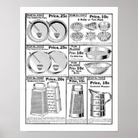 Geschirr für Vintage Katalogwerbung