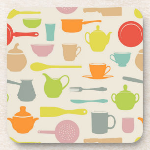 Geschirr-Muster Untersetzer