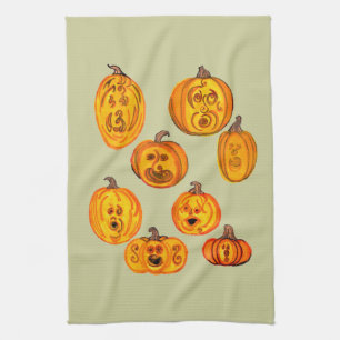 Geschirr Pumpkins Küchentücher