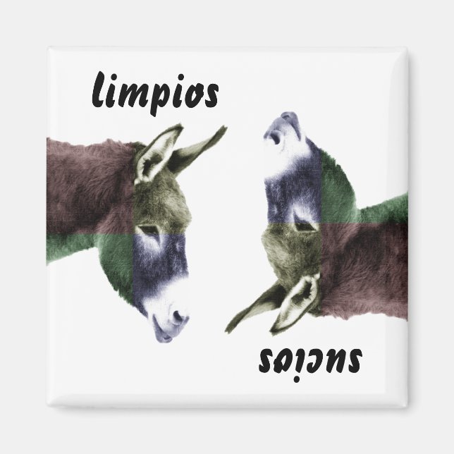 Geschirrspüler für Geschirr, Sauberkeit und Geschi Magnet (Vorne)