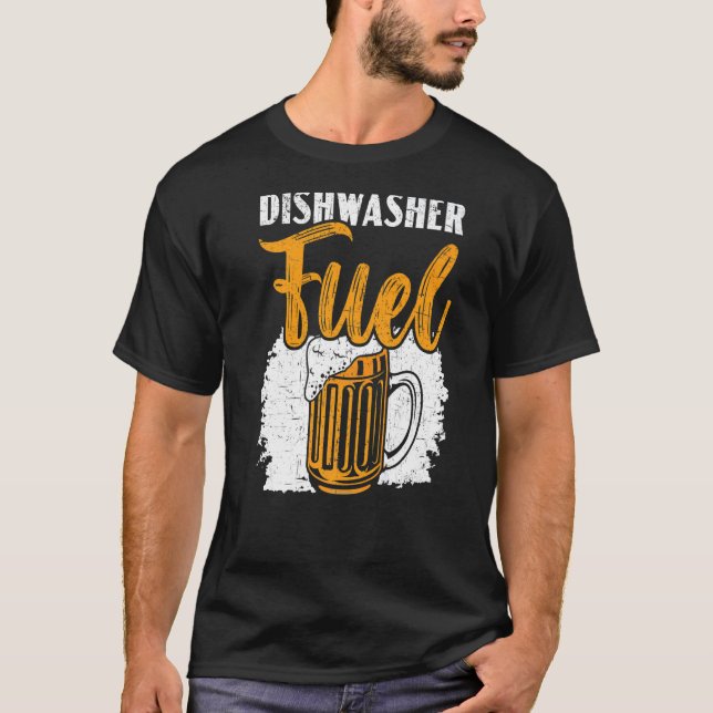Geschirrspüler Geschirrspüler Geschirrspüler Bier  T-Shirt (Vorderseite)