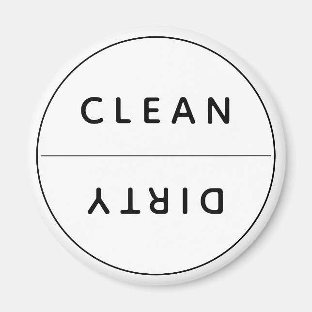 Geschirrspüler in Büros - Sauberkeit und schmutzig Magnet (Vorne)