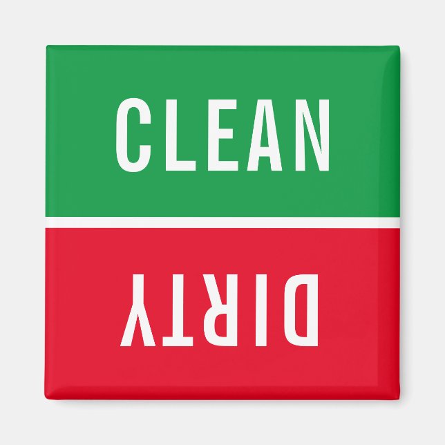 Geschirrspüler in Büros - Sauberkeit und schmutzig Magnet (Vorne)