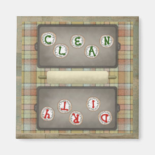 Geschirrspüler Magnet Cookies und Rolling Button