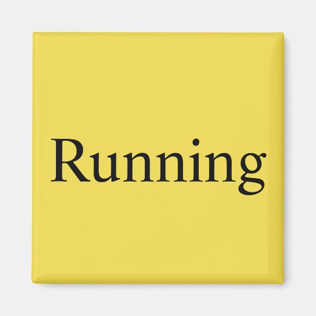 Geschirrspüler Magnet "Running" (Vorne)