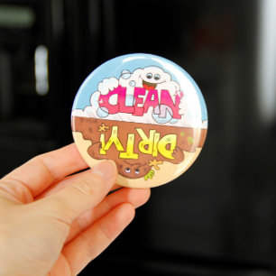 Geschirrspüler Reversible saubere, schmutzige Magn Magnet