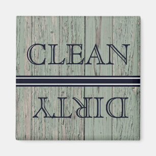 Geschirrspülmaschine im Holzstil Magnet Sauberkeit