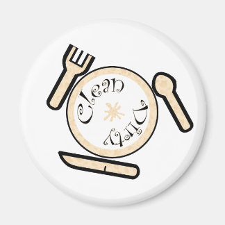 Geschirrspülmaschine, sauber / dreckiges Geschirr Magnet