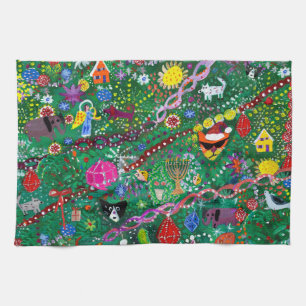 Geschirrtuch für die Feiertage