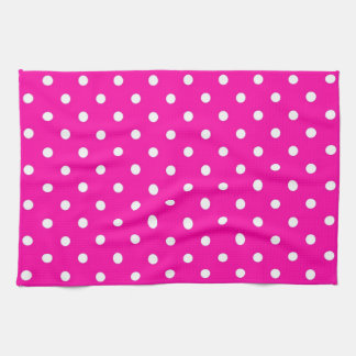 Geschirrtuch-Pink-Tupfen Geschirrtuch