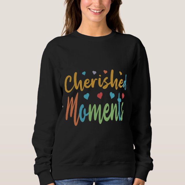 Geschlagene Momente Sweatshirt (Vorderseite)
