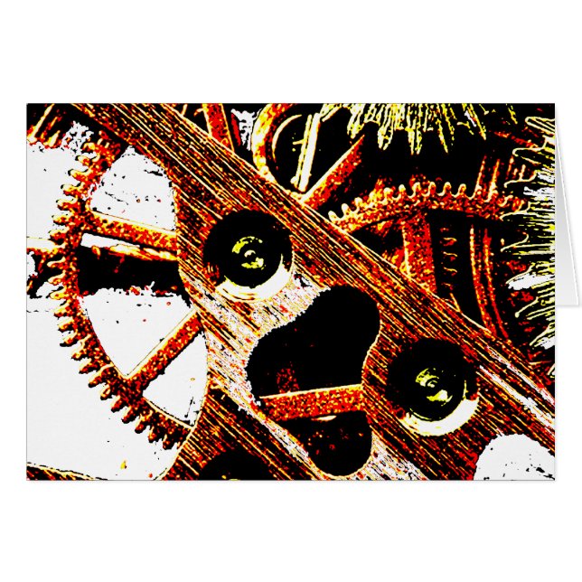 Geschlagene oben Uhr-Gänge (Vorderseite (Horizontal))