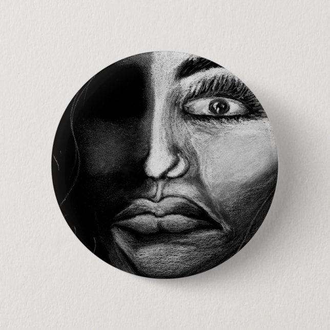 Geschlagenes Flair-Button Button (Vorderseite)