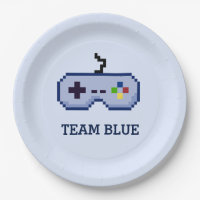 Geschlecht des Gamer-8bit decken Team-Blau auf