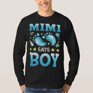 Geschlecht Enthüllung Mimi sagt Junge Baby Passend T-Shirt