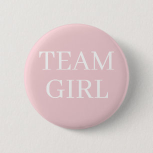 Geschlecht Enthüllung Pink Team Mädchen Party Button