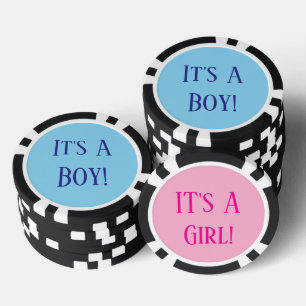 Geschlecht Enthüllungsfeier Aktivität Pokerchips
